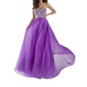 NEW TIFFANY DESIGNS women's prom dress in purple